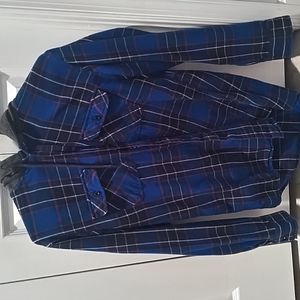 No Boundaries button up hoodie